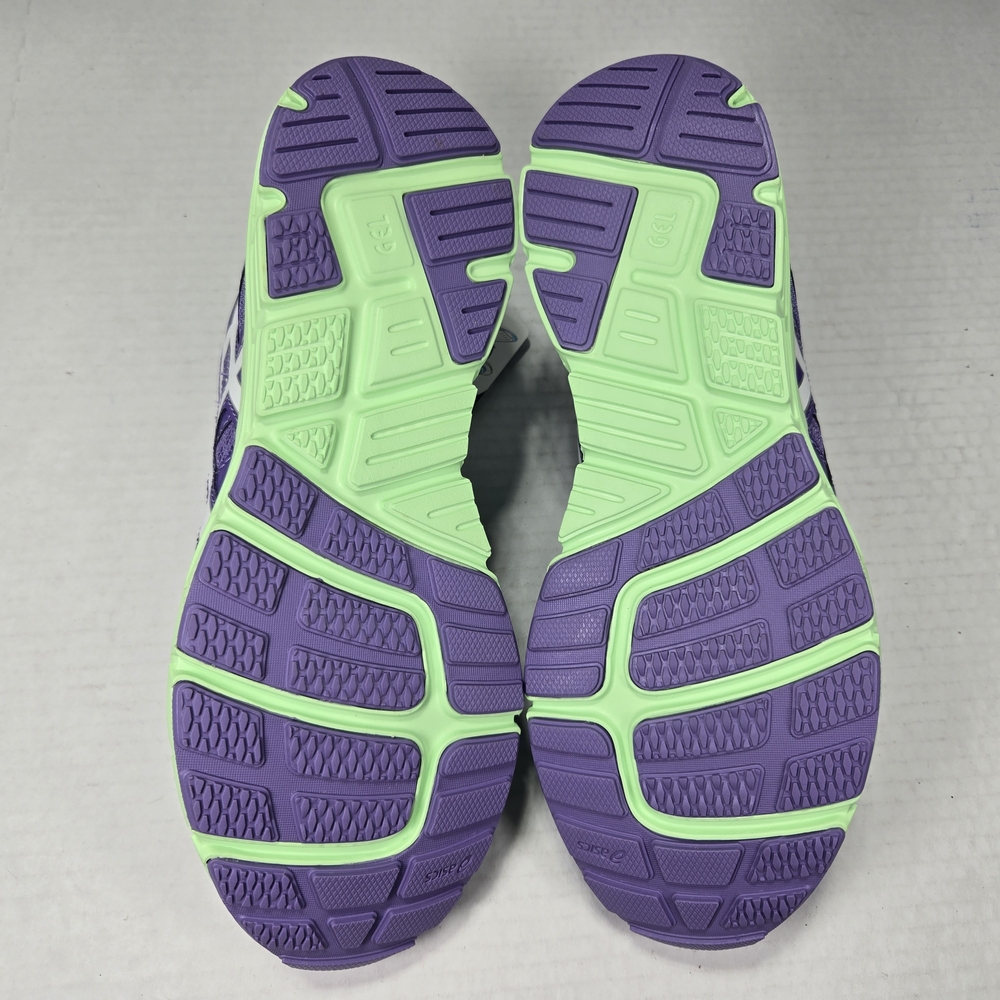 ASICS GEL- ZARACA 4 GS kids Purple and Lime Running Shoes Size 7 - Picture 9 of 12
